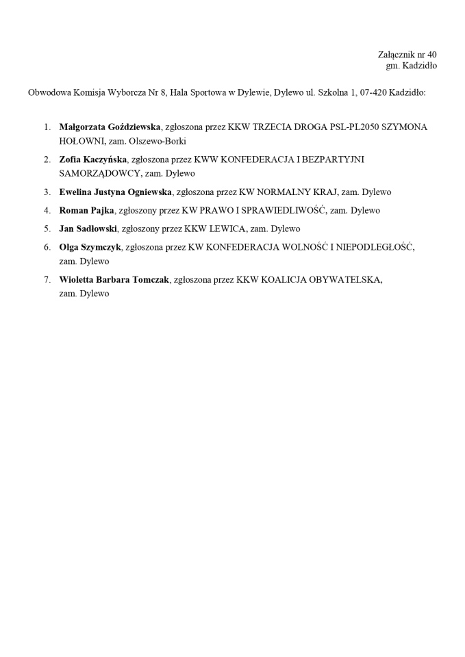 Obwodowe Komisje Wyborcze. Wybory europejskie 2024 [21.05.2024] - zdjęcie #186 - eOstroleka.pl