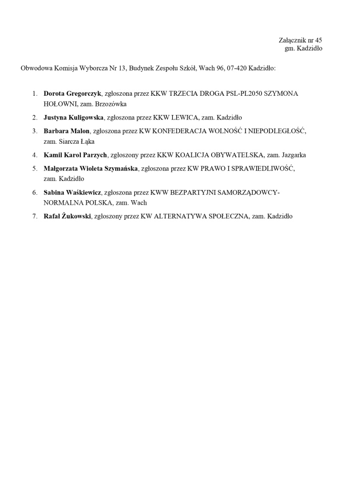 Obwodowe Komisje Wyborcze. Wybory europejskie 2024 [21.05.2024] - zdjęcie #176 - eOstroleka.pl