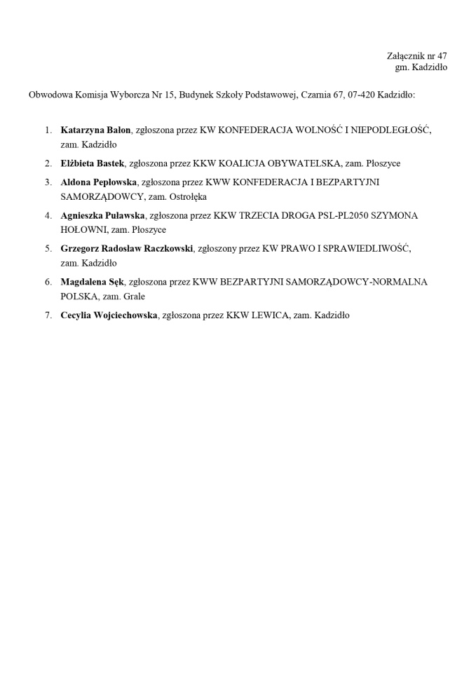 Obwodowe Komisje Wyborcze. Wybory europejskie 2024 [21.05.2024] - zdjęcie #172 - eOstroleka.pl