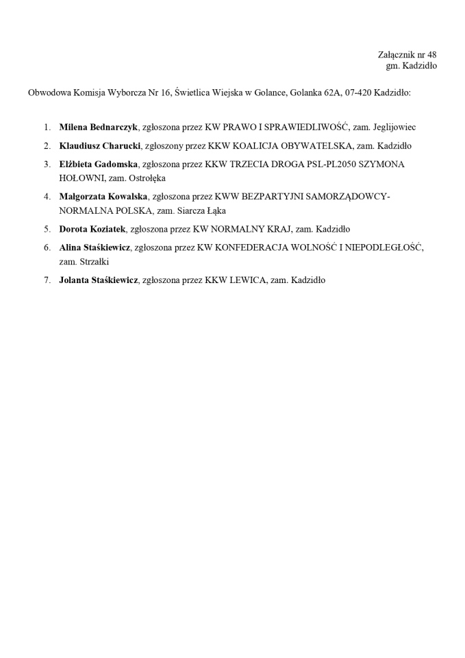 Obwodowe Komisje Wyborcze. Wybory europejskie 2024 [21.05.2024] - zdjęcie #170 - eOstroleka.pl