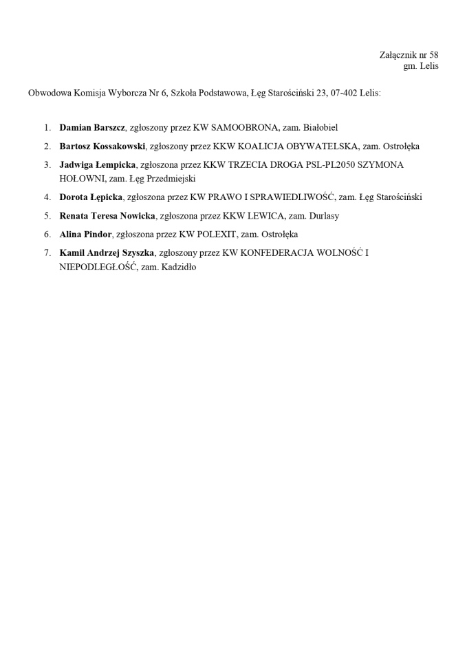 Obwodowe Komisje Wyborcze. Wybory europejskie 2024 [21.05.2024] - zdjęcie #142 - eOstroleka.pl