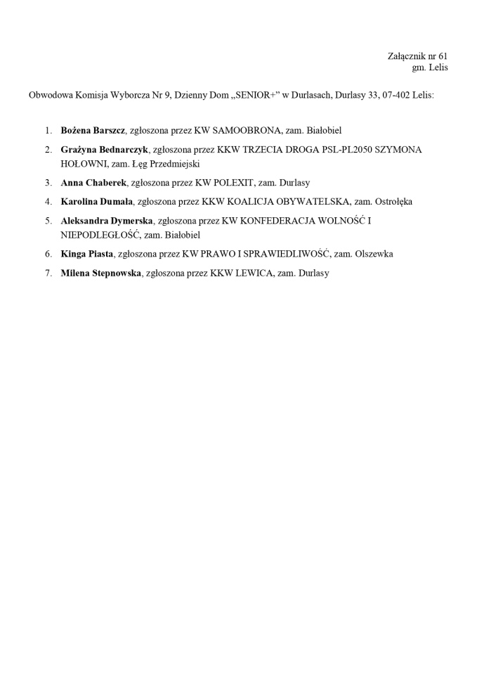 Obwodowe Komisje Wyborcze. Wybory europejskie 2024 [21.05.2024] - zdjęcie #215 - eOstroleka.pl