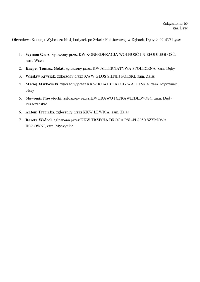 Obwodowe Komisje Wyborcze. Wybory europejskie 2024 [21.05.2024] - zdjęcie #207 - eOstroleka.pl