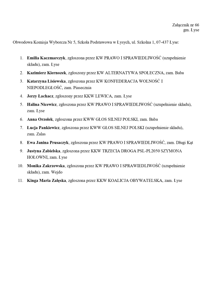Obwodowe Komisje Wyborcze. Wybory europejskie 2024 [21.05.2024] - zdjęcie #205 - eOstroleka.pl