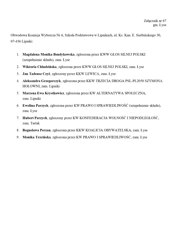 Obwodowe Komisje Wyborcze. Wybory europejskie 2024 [21.05.2024] - zdjęcie #203 - eOstroleka.pl