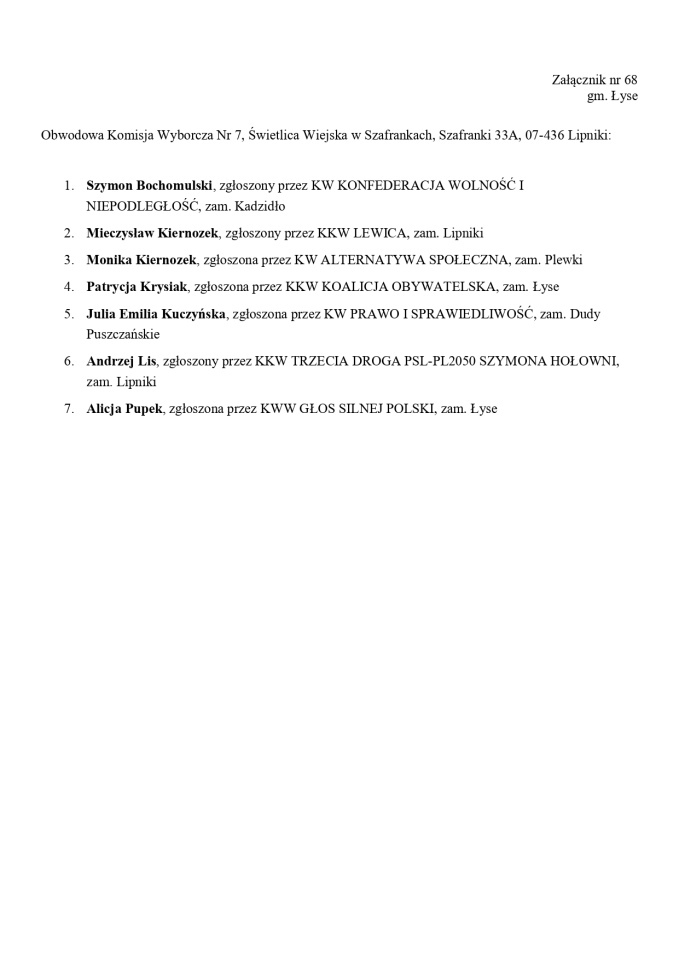 Obwodowe Komisje Wyborcze. Wybory europejskie 2024 [21.05.2024] - zdjęcie #201 - eOstroleka.pl