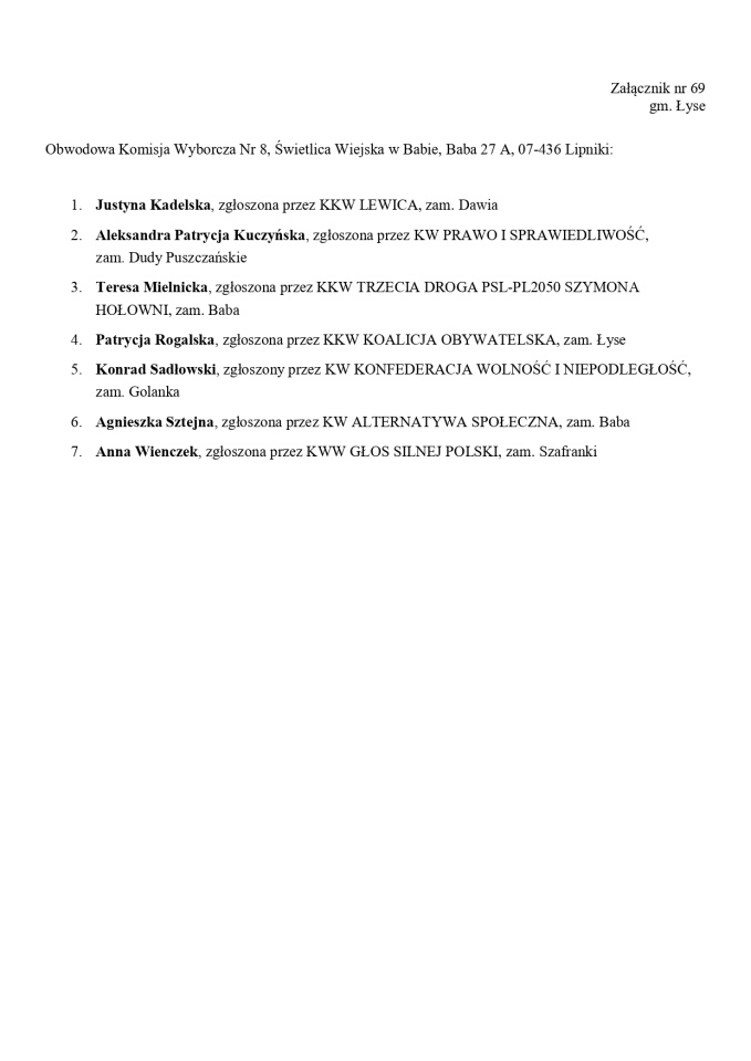 Obwodowe Komisje Wyborcze. Wybory europejskie 2024 [21.05.2024] - zdjęcie #199 - eOstroleka.pl