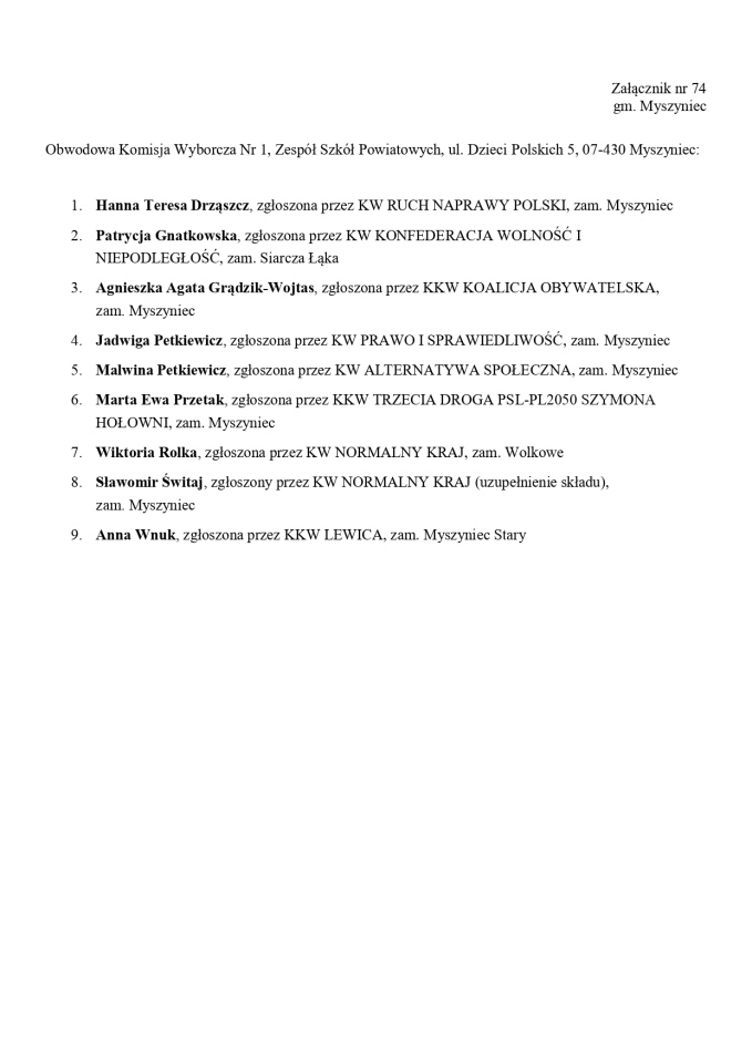 Obwodowe Komisje Wyborcze. Wybory europejskie 2024 [21.05.2024] - zdjęcie #189 - eOstroleka.pl