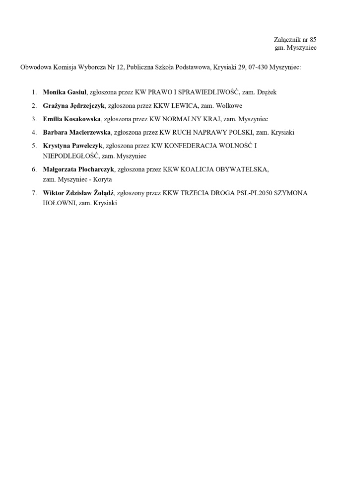 Obwodowe Komisje Wyborcze. Wybory europejskie 2024 [21.05.2024] - zdjęcie #167 - eOstroleka.pl