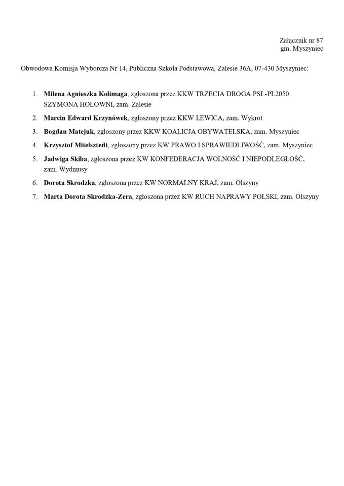 Obwodowe Komisje Wyborcze. Wybory europejskie 2024 [21.05.2024] - zdjęcie #161 - eOstroleka.pl
