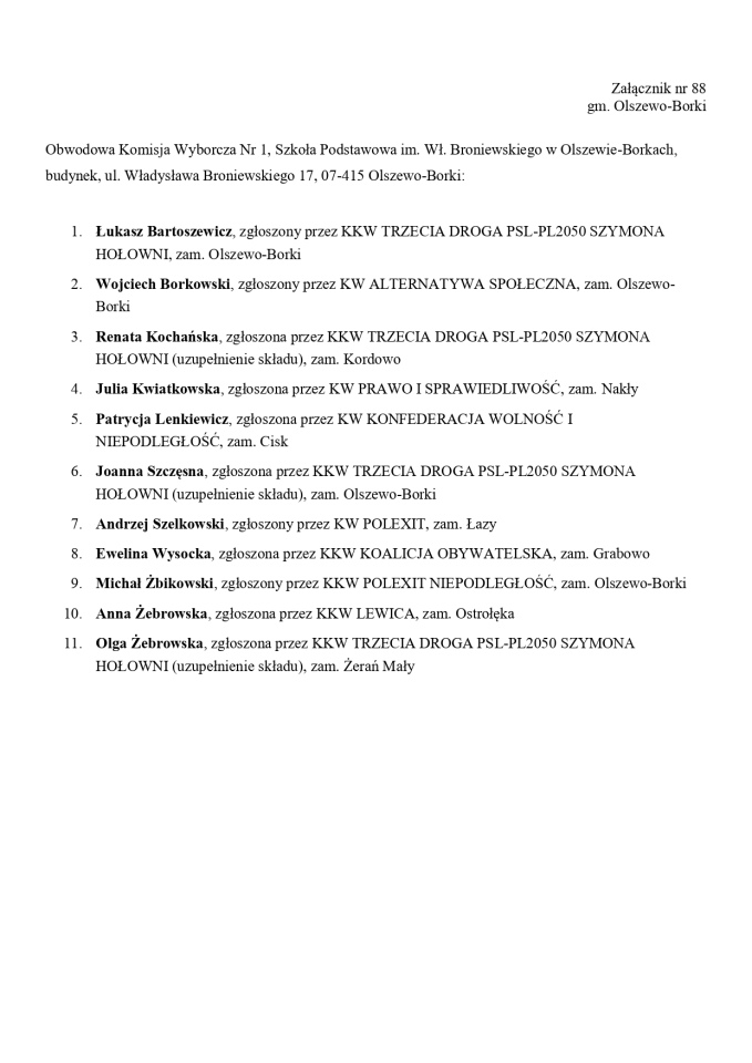 Obwodowe Komisje Wyborcze. Wybory europejskie 2024 [21.05.2024] - zdjęcie #158 - eOstroleka.pl