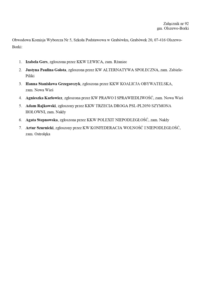 Obwodowe Komisje Wyborcze. Wybory europejskie 2024 [21.05.2024] - zdjęcie #146 - eOstroleka.pl