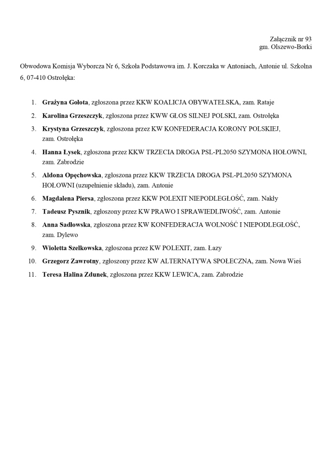Obwodowe Komisje Wyborcze. Wybory europejskie 2024 [21.05.2024] - zdjęcie #143 - eOstroleka.pl