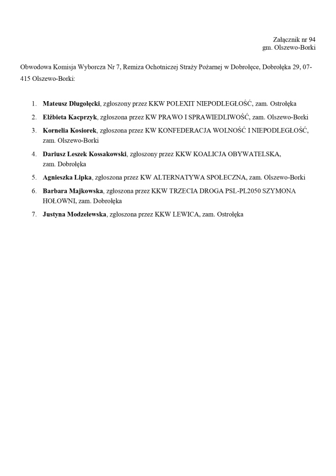 Obwodowe Komisje Wyborcze. Wybory europejskie 2024 [21.05.2024] - zdjęcie #140 - eOstroleka.pl
