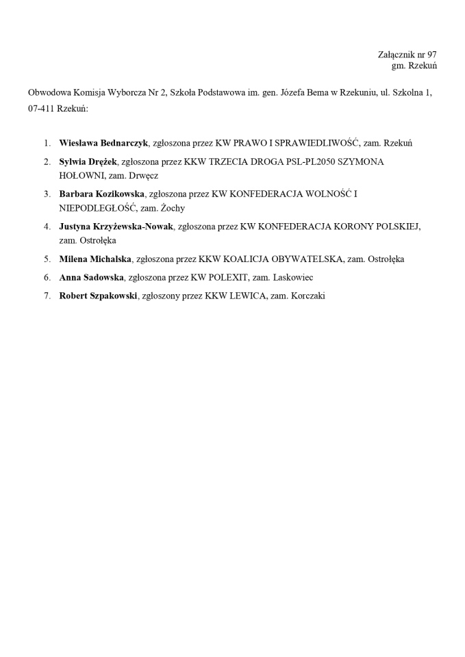Obwodowe Komisje Wyborcze. Wybory europejskie 2024 [21.05.2024] - zdjęcie #133 - eOstroleka.pl