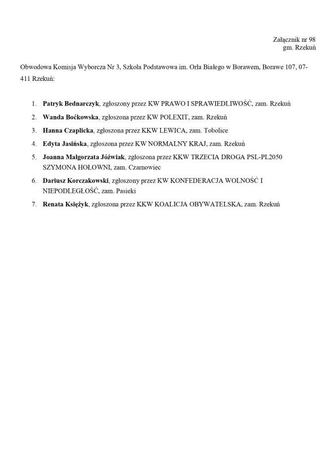 Obwodowe Komisje Wyborcze. Wybory europejskie 2024 [21.05.2024] - zdjęcie #131 - eOstroleka.pl