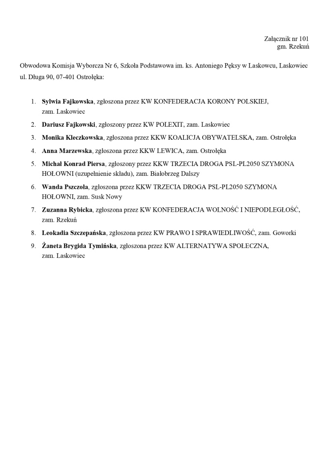 Obwodowe Komisje Wyborcze. Wybory europejskie 2024 [21.05.2024] - zdjęcie #125 - eOstroleka.pl