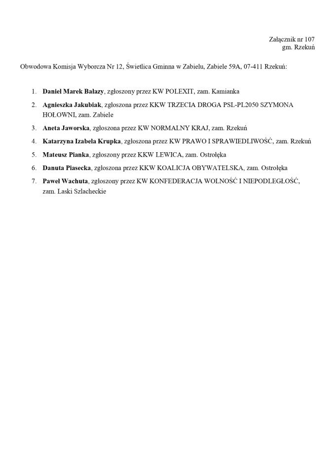 Obwodowe Komisje Wyborcze. Wybory europejskie 2024 [21.05.2024] - zdjęcie #110 - eOstroleka.pl