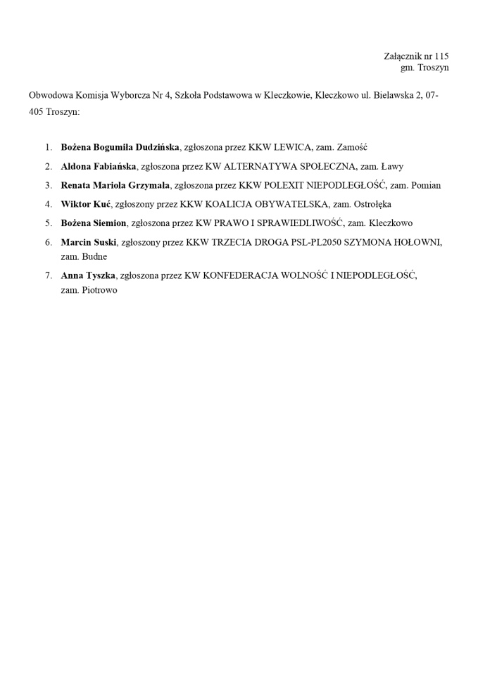 Obwodowe Komisje Wyborcze. Wybory europejskie 2024 [21.05.2024] - zdjęcie #87 - eOstroleka.pl