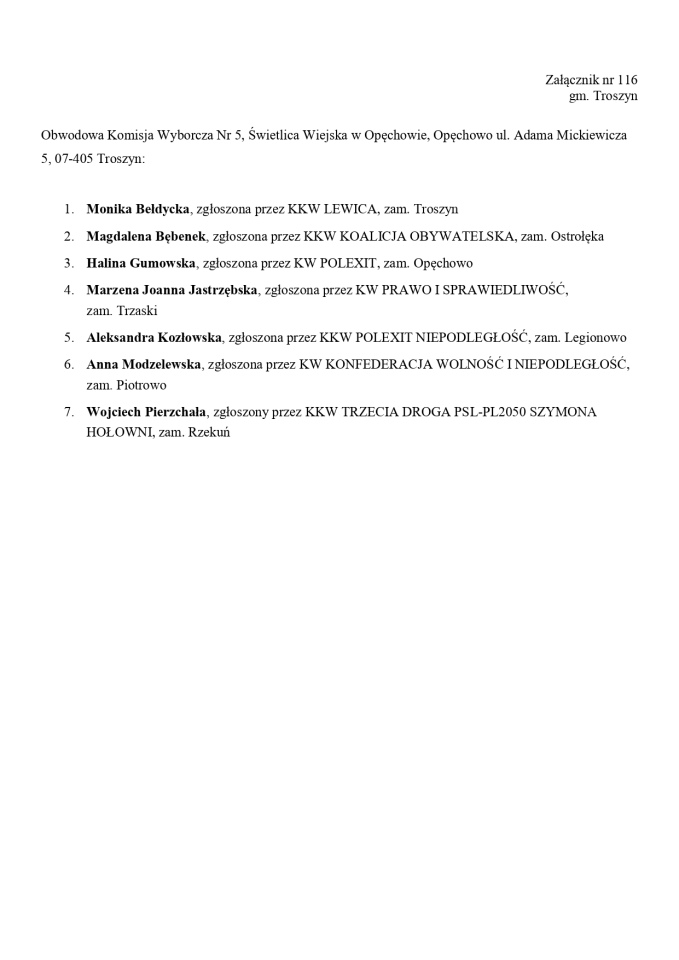 Obwodowe Komisje Wyborcze. Wybory europejskie 2024 [21.05.2024] - zdjęcie #84 - eOstroleka.pl