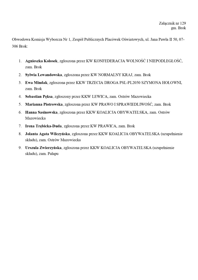 Obwodowe Komisje Wyborcze. Wybory europejskie 2024 [21.05.2024] - zdjęcie #45 - eOstroleka.pl