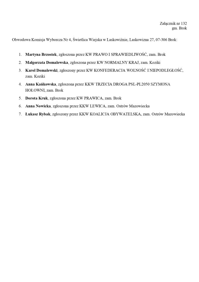 Obwodowe Komisje Wyborcze. Wybory europejskie 2024 [21.05.2024] - zdjęcie #36 - eOstroleka.pl
