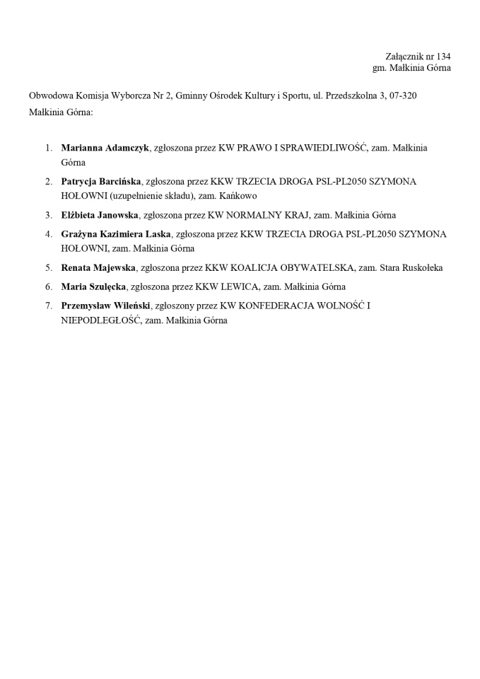 Obwodowe Komisje Wyborcze. Wybory europejskie 2024 [21.05.2024] - zdjęcie #30 - eOstroleka.pl