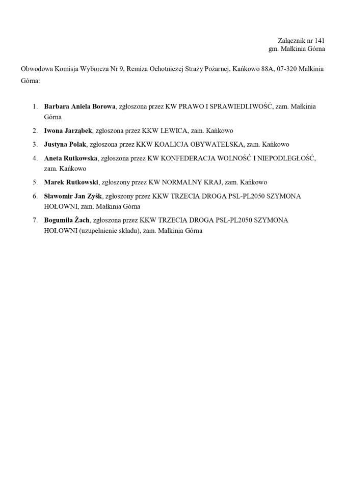 Obwodowe Komisje Wyborcze. Wybory europejskie 2024 [21.05.2024] - zdjęcie #147 - eOstroleka.pl