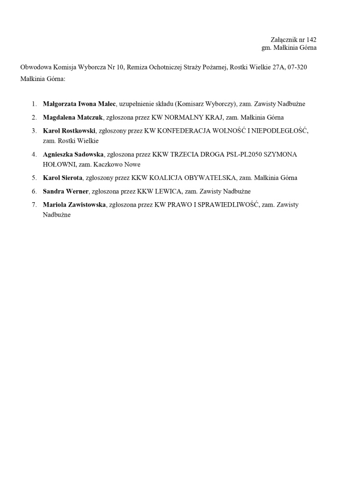 Obwodowe Komisje Wyborcze. Wybory europejskie 2024 [21.05.2024] - zdjęcie #144 - eOstroleka.pl
