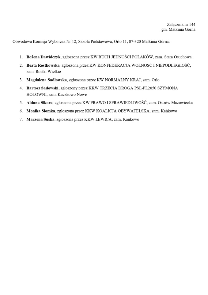 Obwodowe Komisje Wyborcze. Wybory europejskie 2024 [21.05.2024] - zdjęcie #138 - eOstroleka.pl