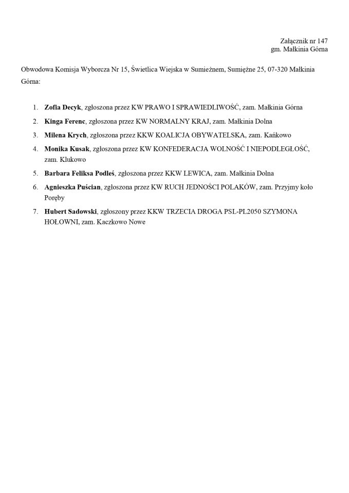 Obwodowe Komisje Wyborcze. Wybory europejskie 2024 [21.05.2024] - zdjęcie #132 - eOstroleka.pl