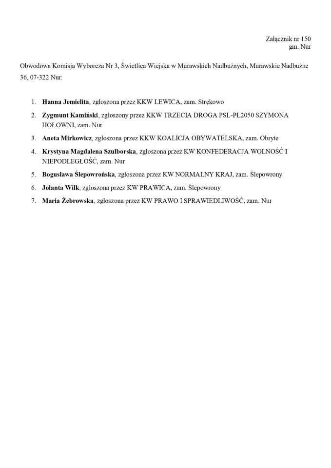 Obwodowe Komisje Wyborcze. Wybory europejskie 2024 [21.05.2024] - zdjęcie #126 - eOstroleka.pl