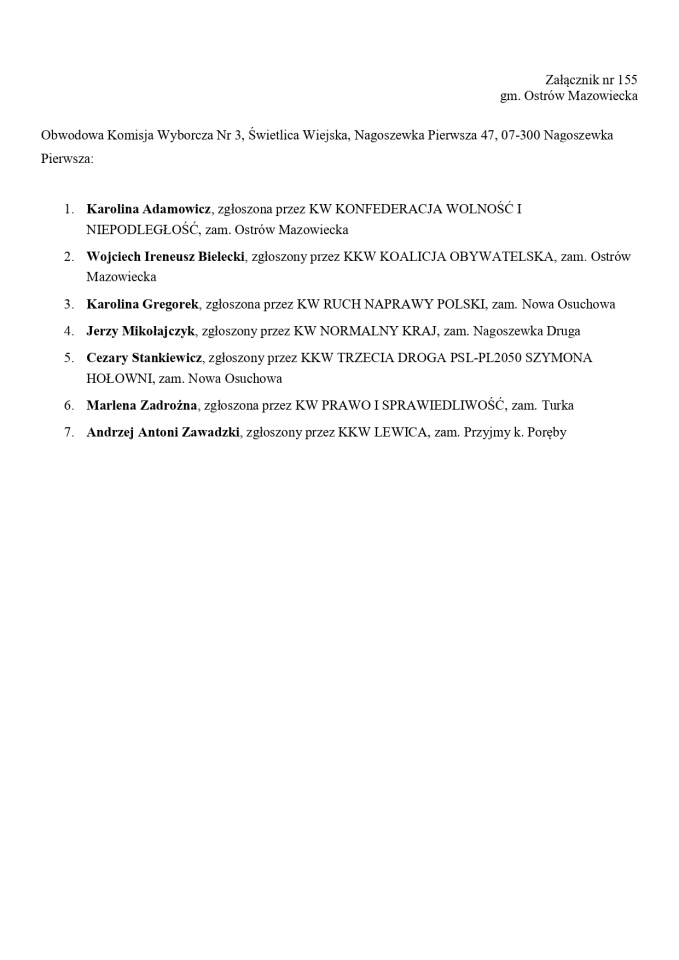 Obwodowe Komisje Wyborcze. Wybory europejskie 2024 [21.05.2024] - zdjęcie #114 - eOstroleka.pl
