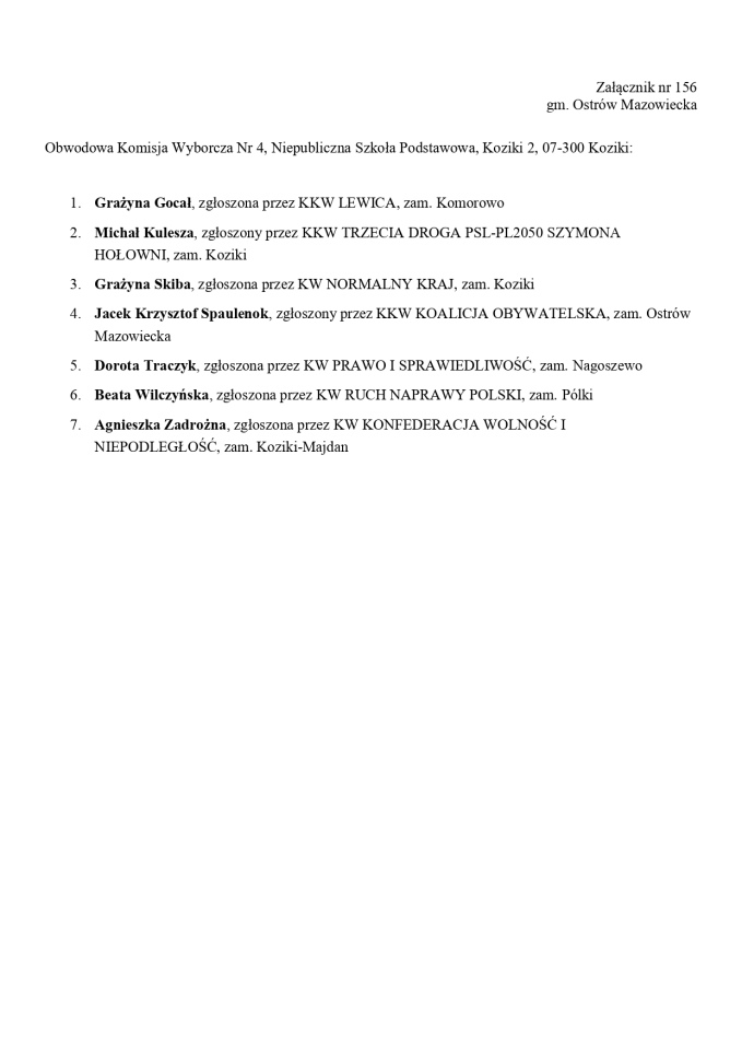 Obwodowe Komisje Wyborcze. Wybory europejskie 2024 [21.05.2024] - zdjęcie #111 - eOstroleka.pl