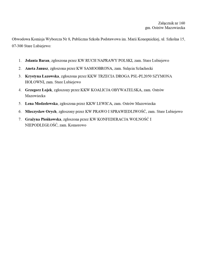 Obwodowe Komisje Wyborcze. Wybory europejskie 2024 [21.05.2024] - zdjęcie #97 - eOstroleka.pl
