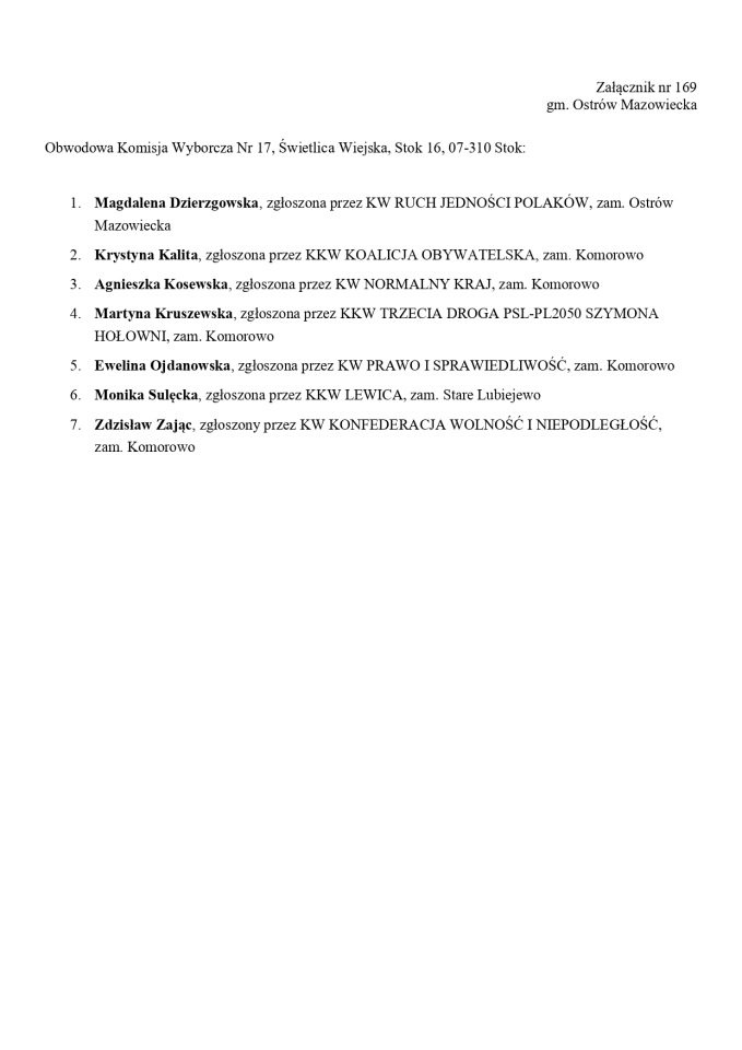 Obwodowe Komisje Wyborcze. Wybory europejskie 2024 [21.05.2024] - zdjęcie #70 - eOstroleka.pl