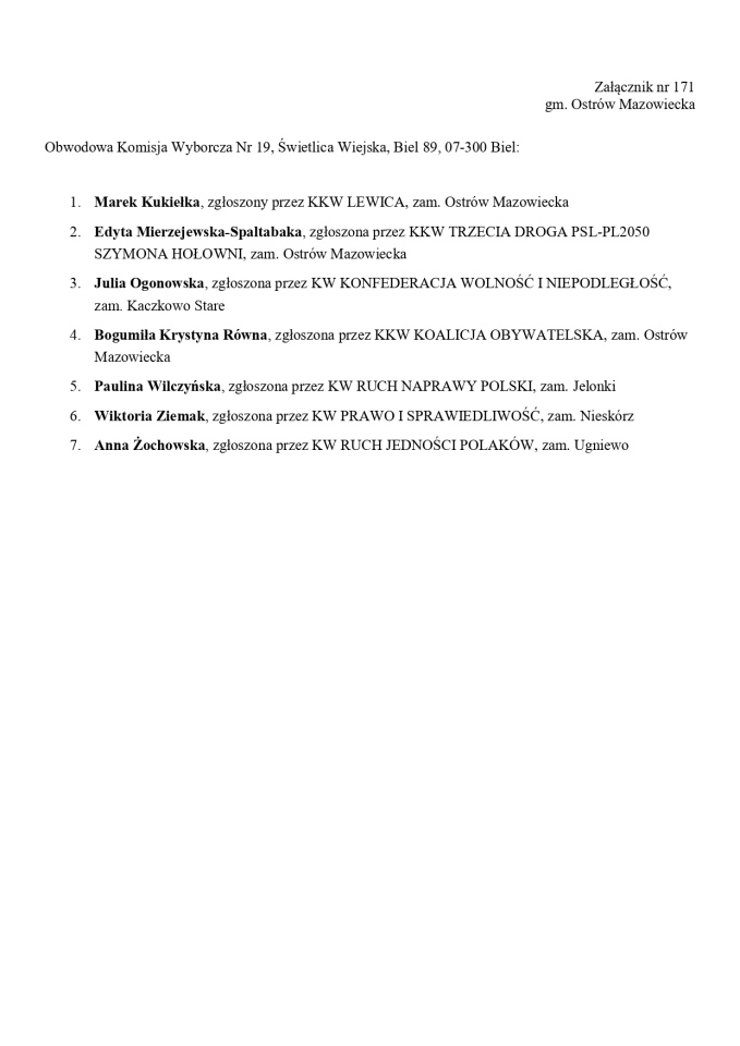 Obwodowe Komisje Wyborcze. Wybory europejskie 2024 [21.05.2024] - zdjęcie #64 - eOstroleka.pl