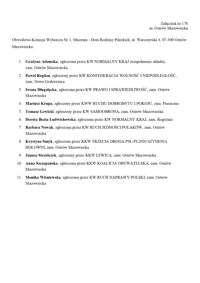 Obwodowe Komisje Wyborcze. Wybory europejskie 2024 [21.05.2024] - zdjęcie #43 - eOstroleka.pl