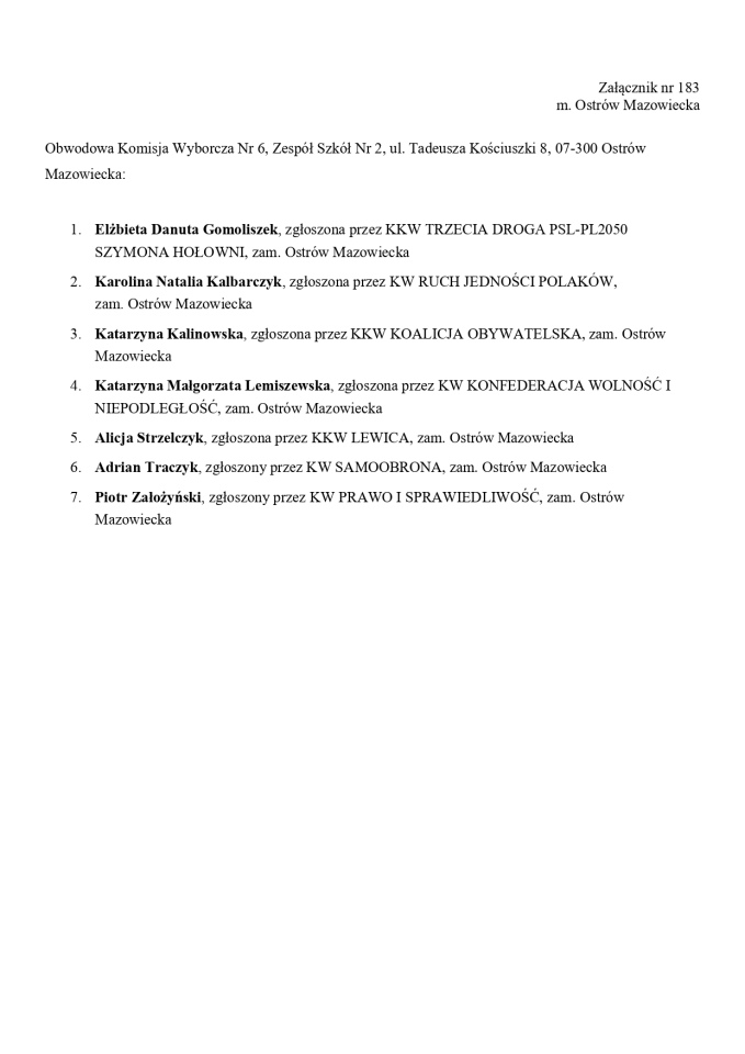Obwodowe Komisje Wyborcze. Wybory europejskie 2024 [21.05.2024] - zdjęcie #28 - eOstroleka.pl