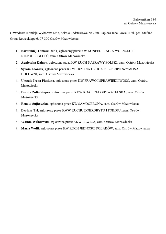 Obwodowe Komisje Wyborcze. Wybory europejskie 2024 [21.05.2024] - zdjęcie #26 - eOstroleka.pl