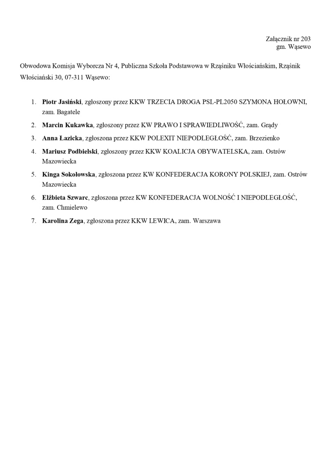 Obwodowe Komisje Wyborcze. Wybory europejskie 2024 [21.05.2024] - zdjęcie #7 - eOstroleka.pl