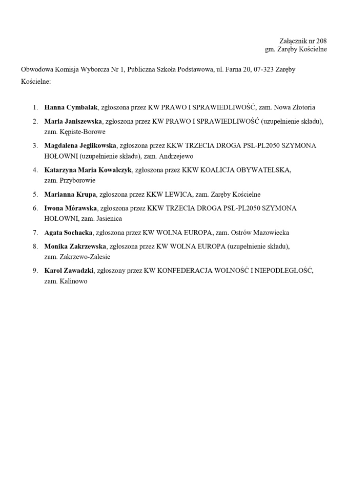 Obwodowe Komisje Wyborcze. Wybory europejskie 2024 [21.05.2024] - zdjęcie #2 - eOstroleka.pl
