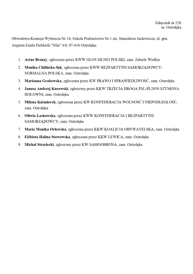 Obwodowe Komisje Wyborcze. Wybory europejskie 2024 [21.05.2024] - zdjęcie #71 - eOstroleka.pl
