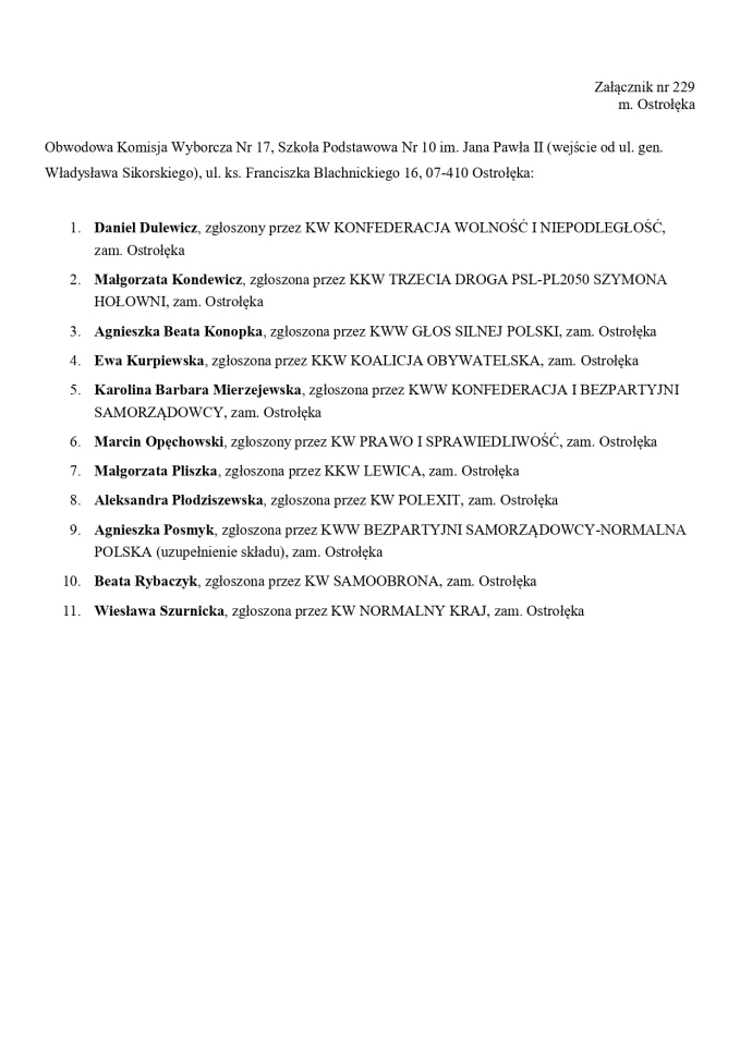 Obwodowe Komisje Wyborcze. Wybory europejskie 2024 [21.05.2024] - zdjęcie #62 - eOstroleka.pl