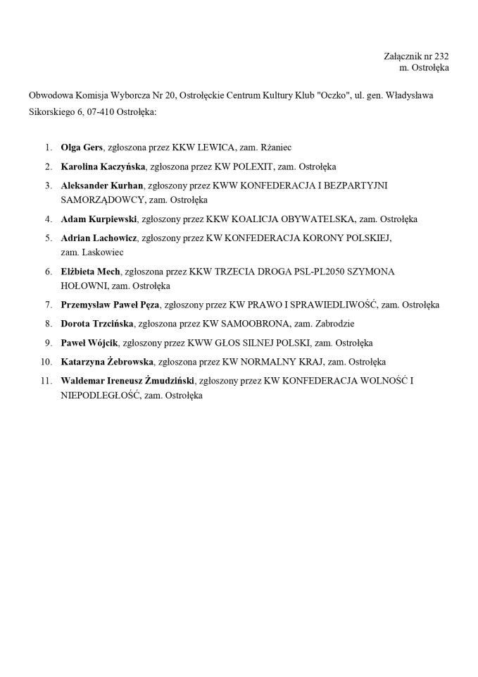 Obwodowe Komisje Wyborcze. Wybory europejskie 2024 [21.05.2024] - zdjęcie #53 - eOstroleka.pl