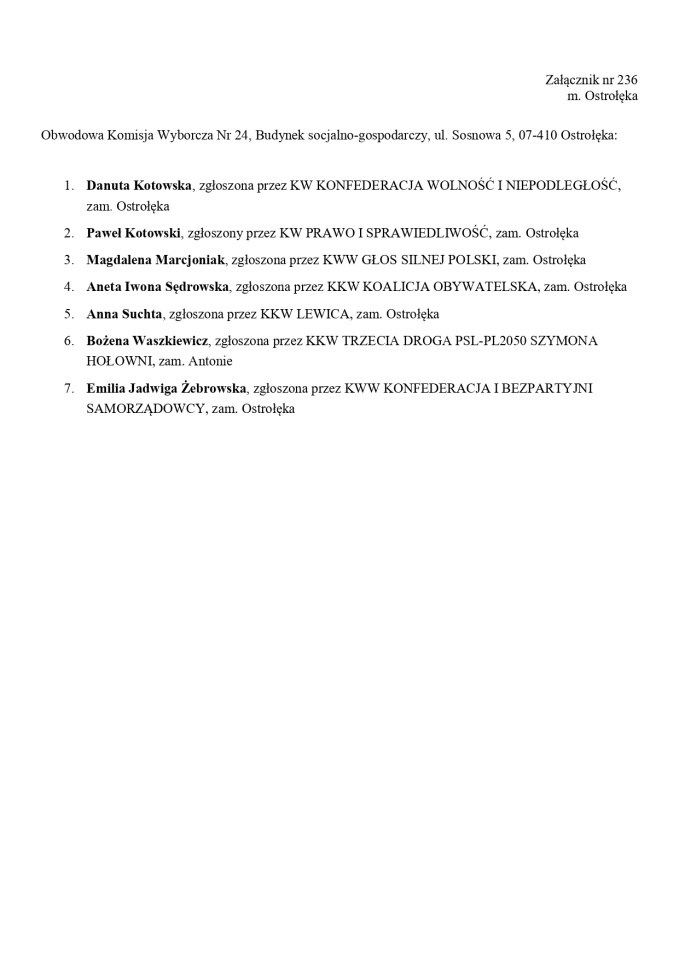 Obwodowe Komisje Wyborcze. Wybory europejskie 2024 [21.05.2024] - zdjęcie #41 - eOstroleka.pl
