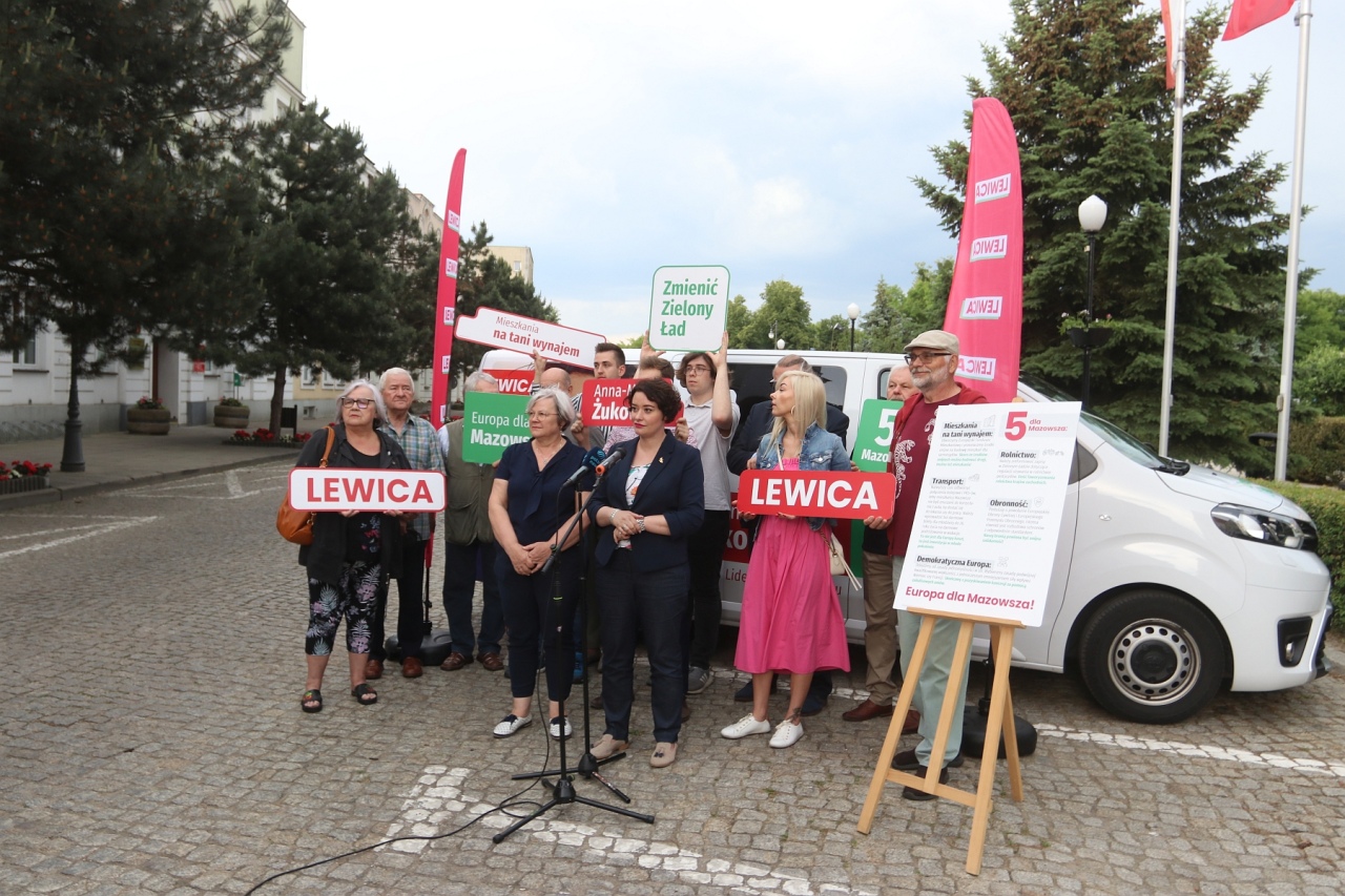 Konferencja Lewicy w Ostrołęce [25.05.2024] - zdjęcie #9 - eOstroleka.pl
