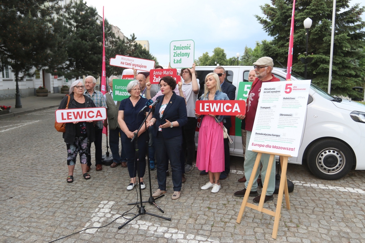 Konferencja Lewicy w Ostrołęce [25.05.2024] - zdjęcie #8 - eOstroleka.pl