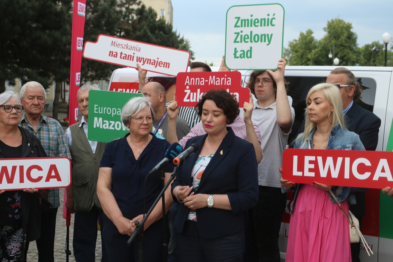 Konferencja Lewicy w Ostrołęce [25.05.2024] - zdjęcie #7 - eOstroleka.pl