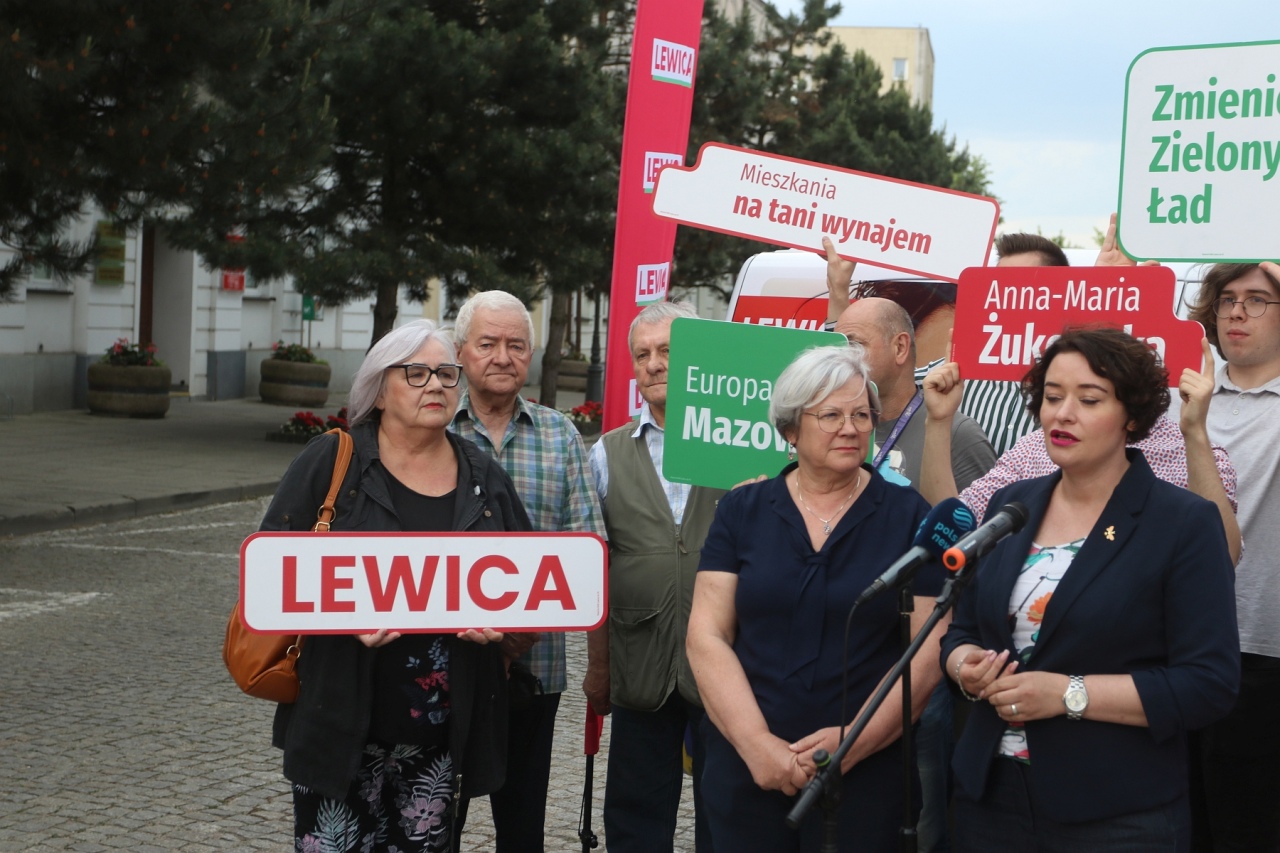 Konferencja Lewicy w Ostrołęce [25.05.2024] - zdjęcie #6 - eOstroleka.pl